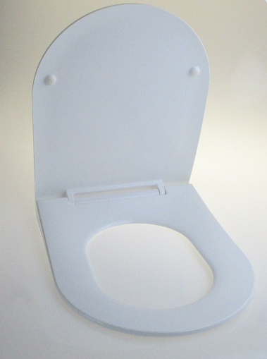WC Sitz mit Absenkautomatik und D-Form Slim