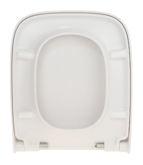 WC Sitz mit Absenkautomatik und Eckig Form / Soft-Close für SimplyU / Strada /Ersatz